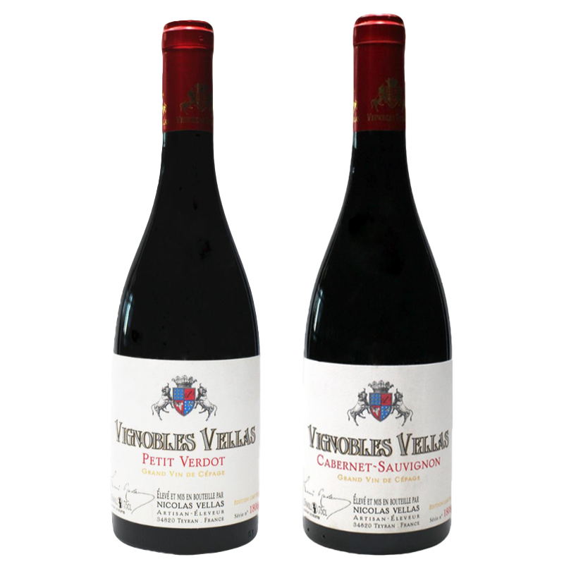 法国-维纳斯窖藏赤霞珠&小维多组合双支装干红葡萄酒750ML/瓶
