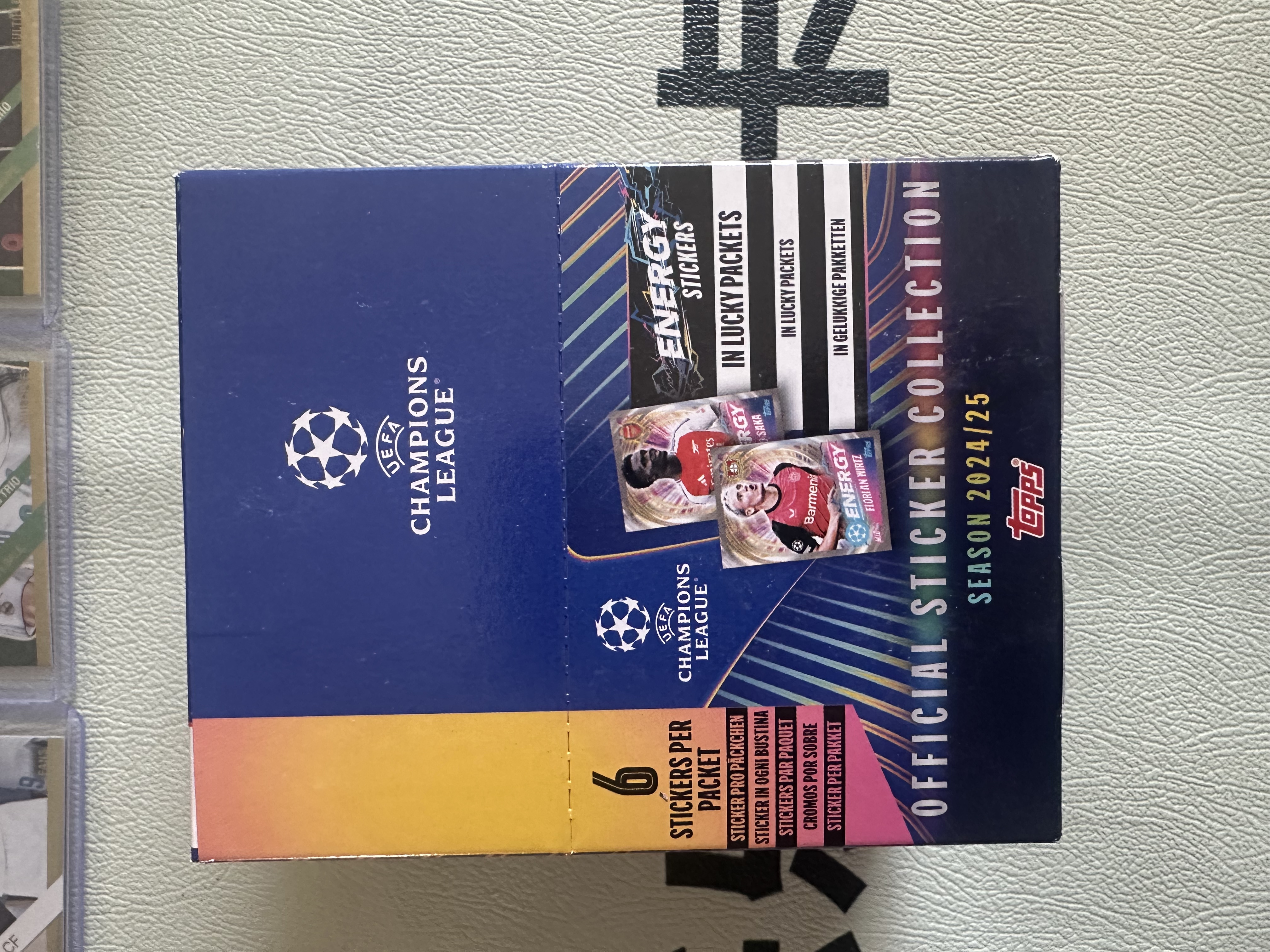 Topps 24-25欧冠 贴纸 盲盒（默认代拆）
