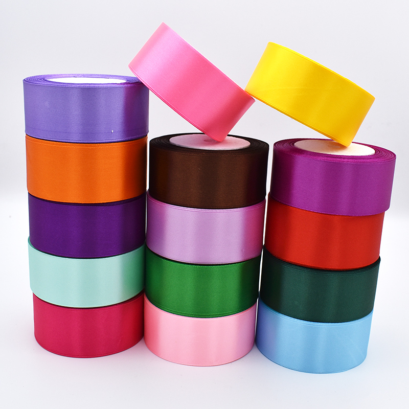 4cm丝带手工玫瑰花缎带花艺彩带DIY花束材料绸带礼品丝带批发