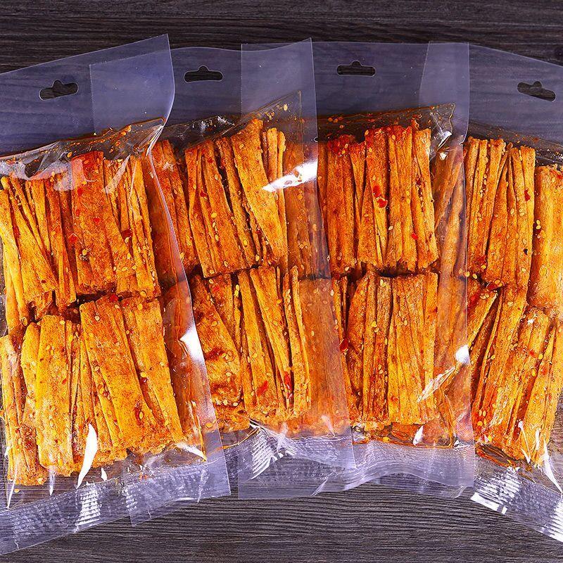 湖南特产手撕香辣豆皮重庆麻辣儿时80后怀旧网红辣条零食小吃