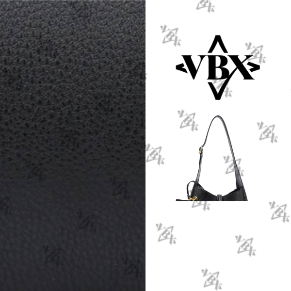 VBX 轻奢小众牛皮黑色女士单肩包