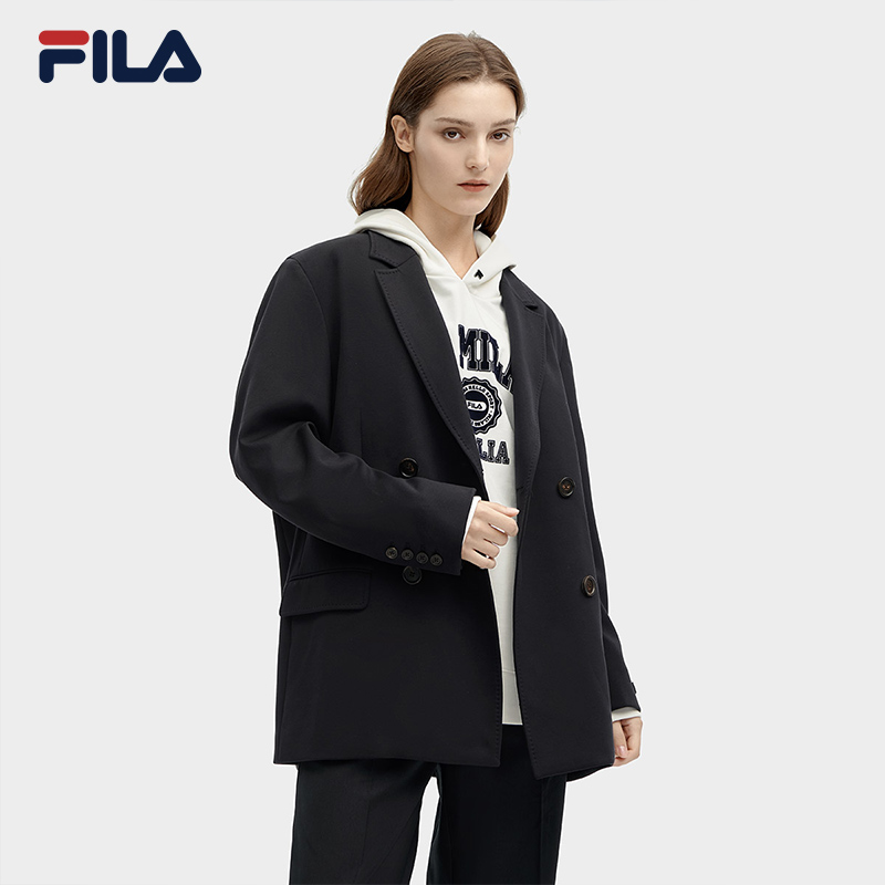 Fila/斐乐24年米兰高定系列中性款商务休闲小西服外套F11U415501F