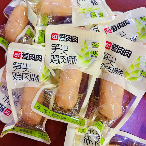 a1爱肉肉笋尖鸡肉肠30g*4原味香辣高蛋白质