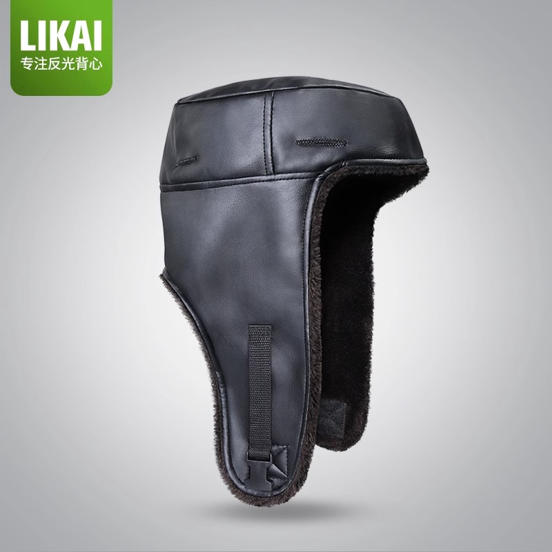 LIKAI冬季户外建筑施工安全帽防风防寒保暖通用可拆卸内衬头套
