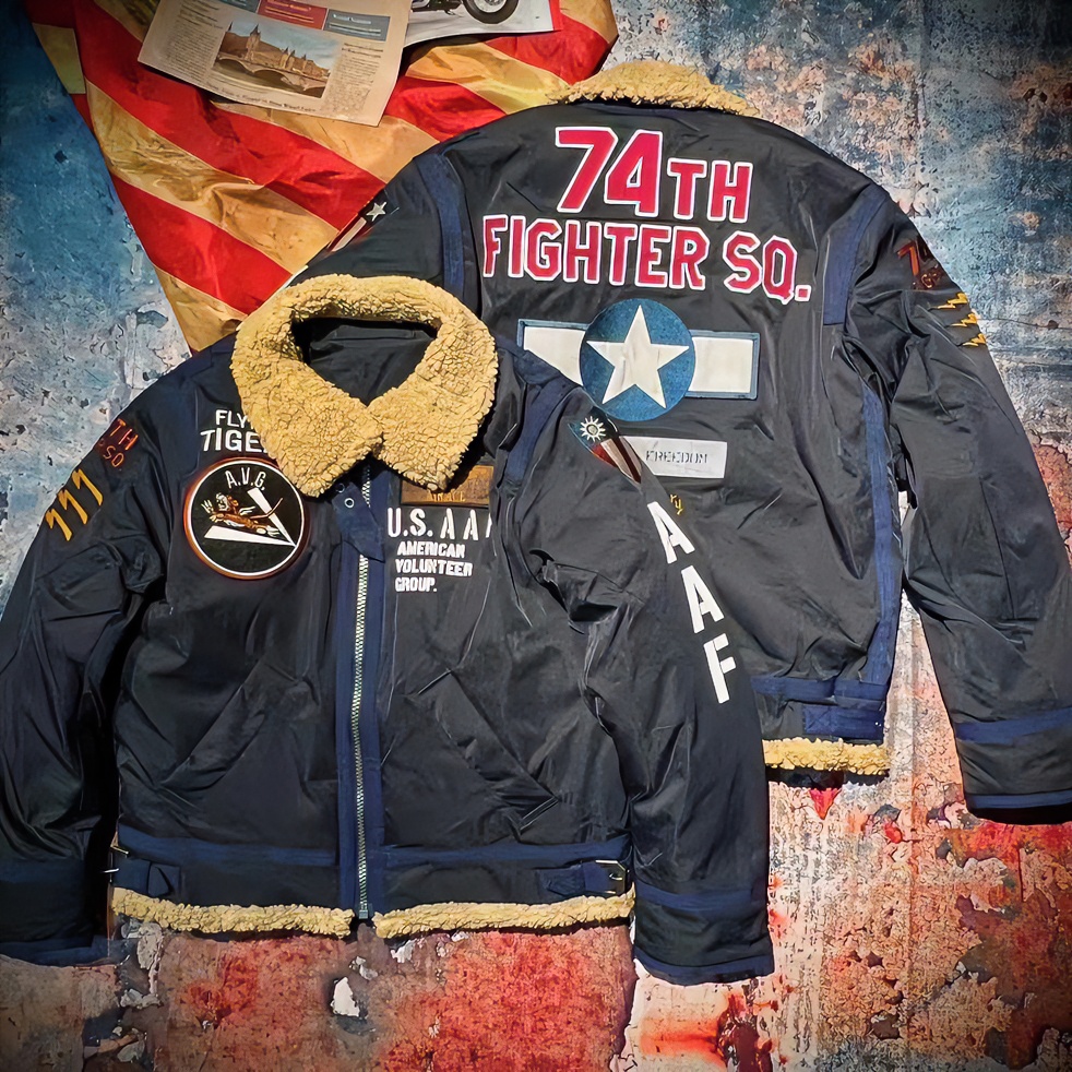 轻量化棉B-3轰炸机飞行服下摆领口可调松紧休闲夹克（需干洗）