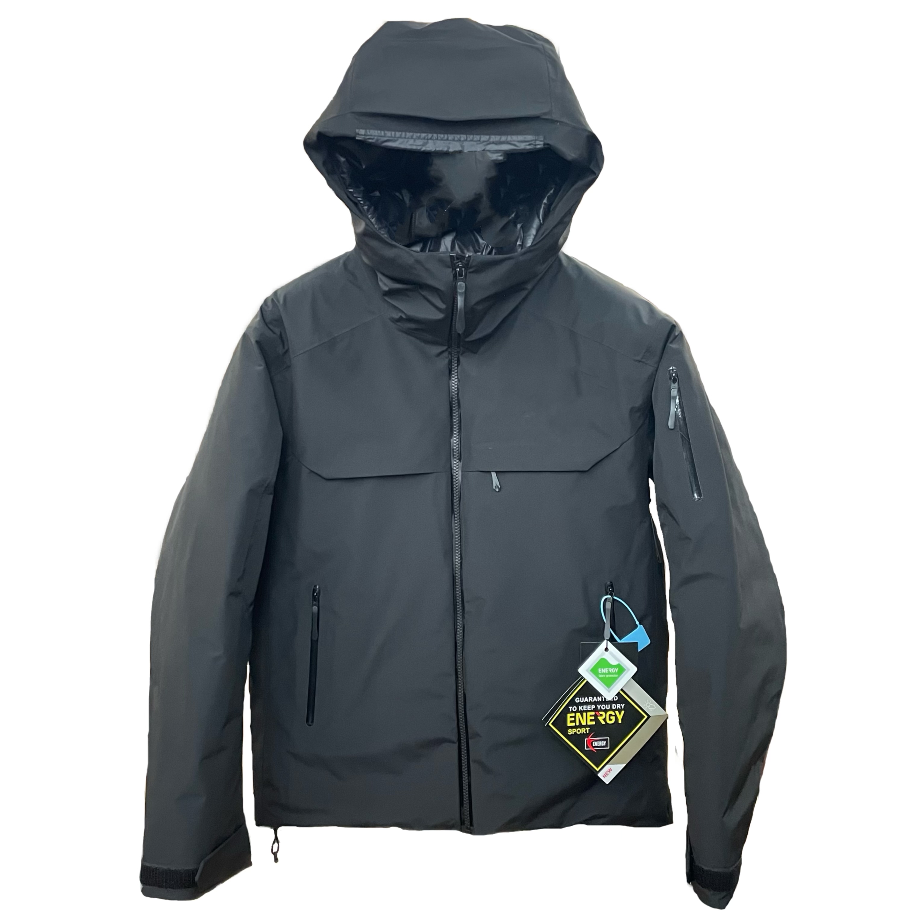 鹅绒服 户外经典冲锋硬壳男女款滑雪防风防水马甲连帽时尚羽绒MC