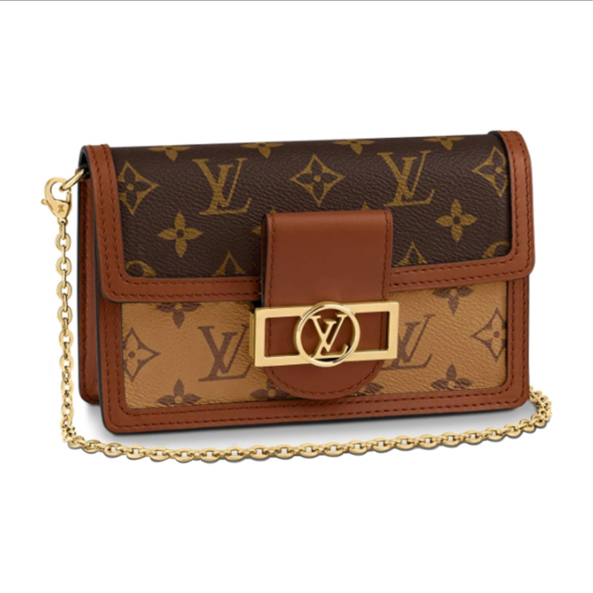 99新 LouisVuitton/路易威登 LV 老花拼色达芙妮小woc  木子