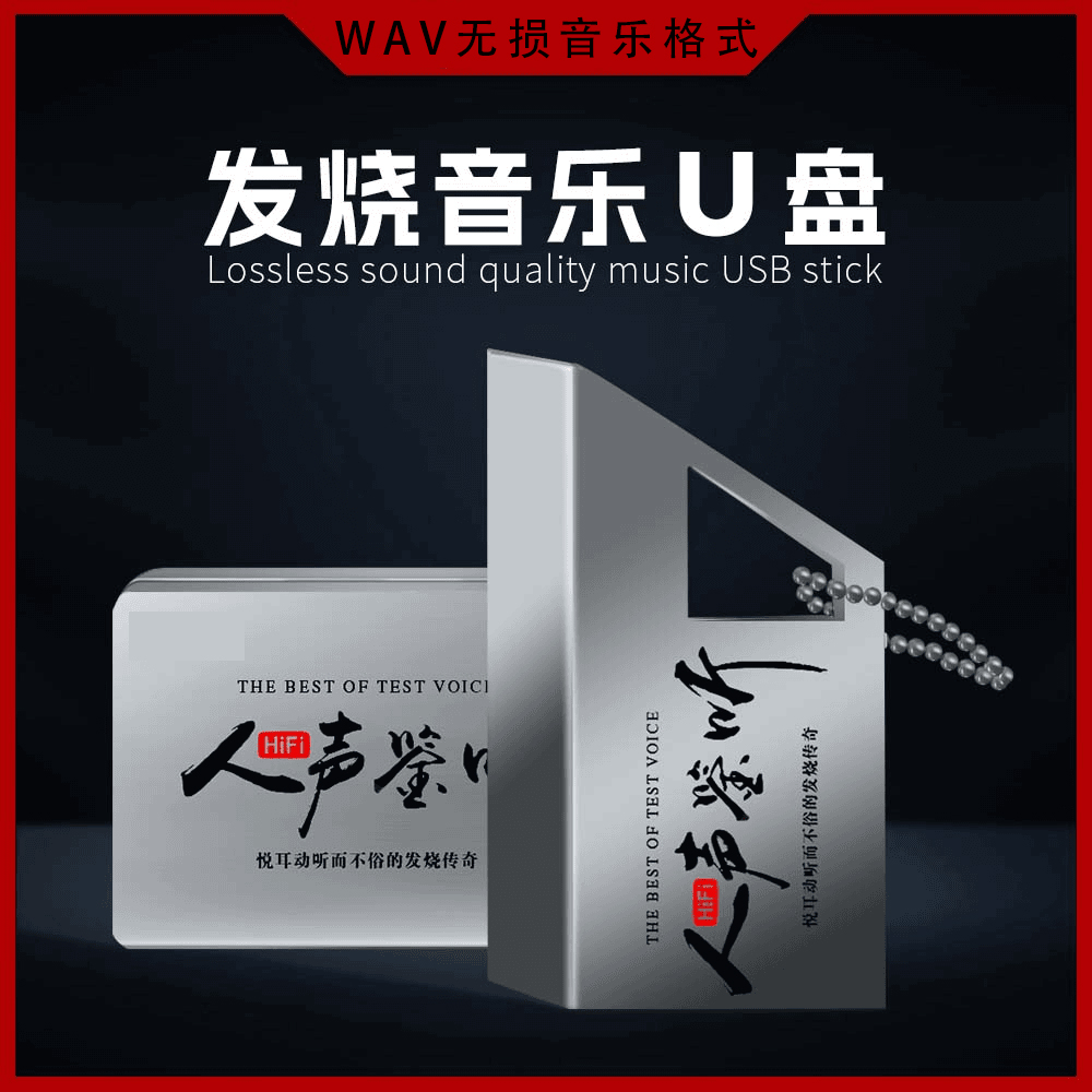 【2025全新升级】发烧人声车载U盘无损音质试音wav格式1411kbps