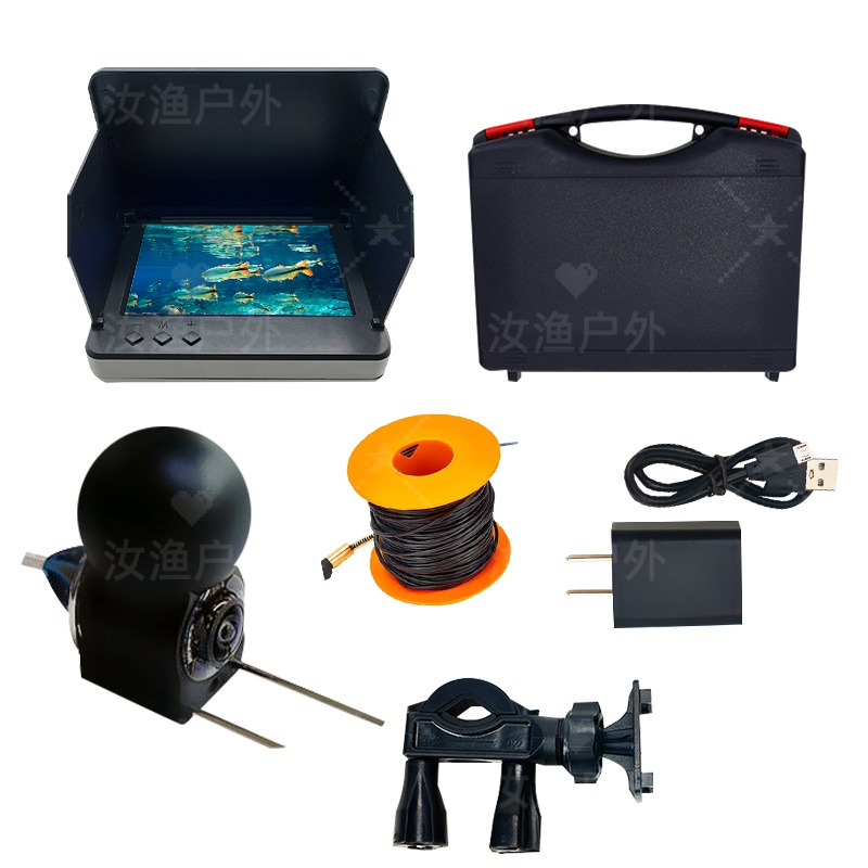 2025新款水底看鱼仪器可视探鱼器浑水清水夜视通用看窝神器看饵料