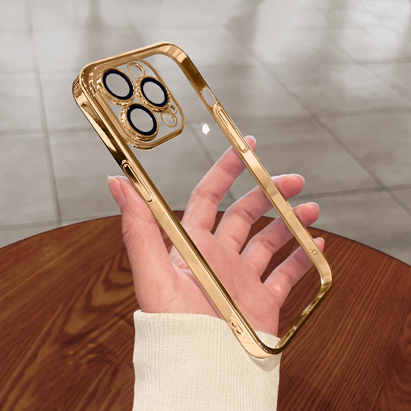 云适苹果13pro手机壳新款iPhone13promax超薄透明全包防摔套硬壳
