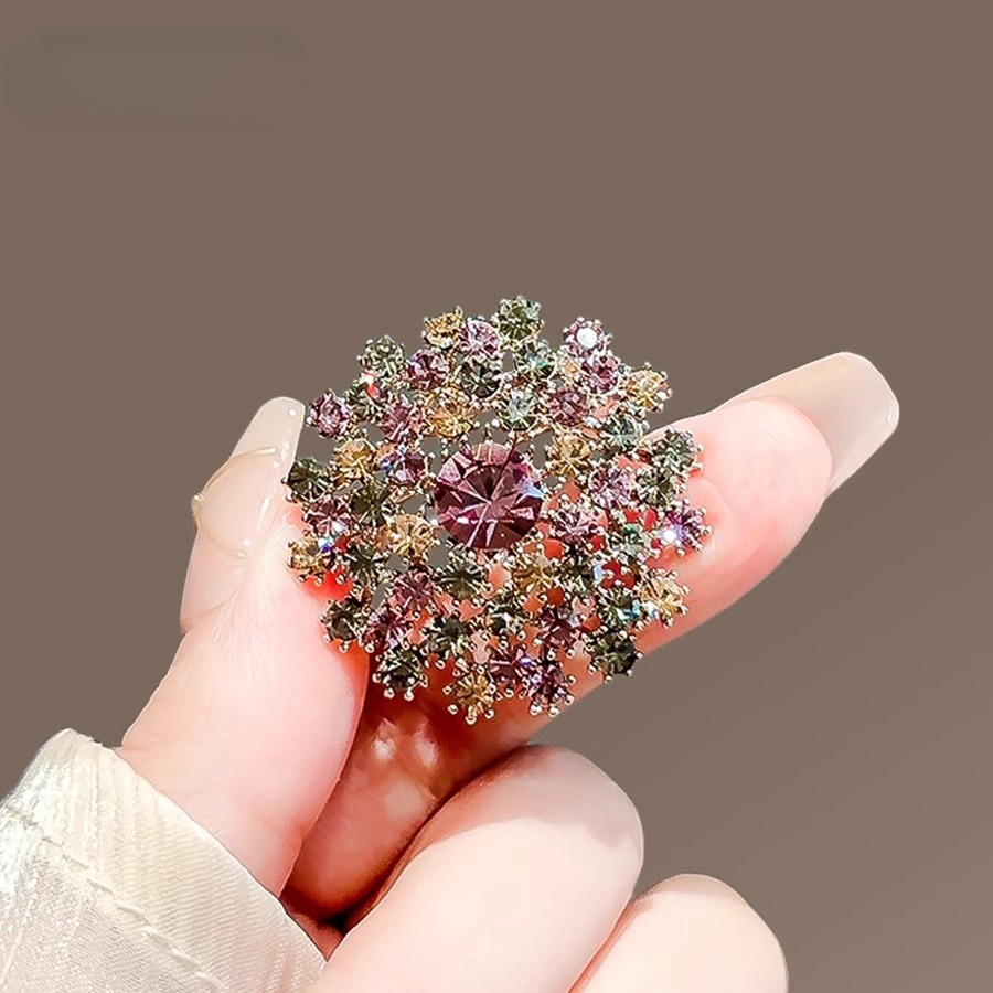 合金胸针 【璀璨烟花】时尚高档简约精致百搭复古气质春夏胸花1022