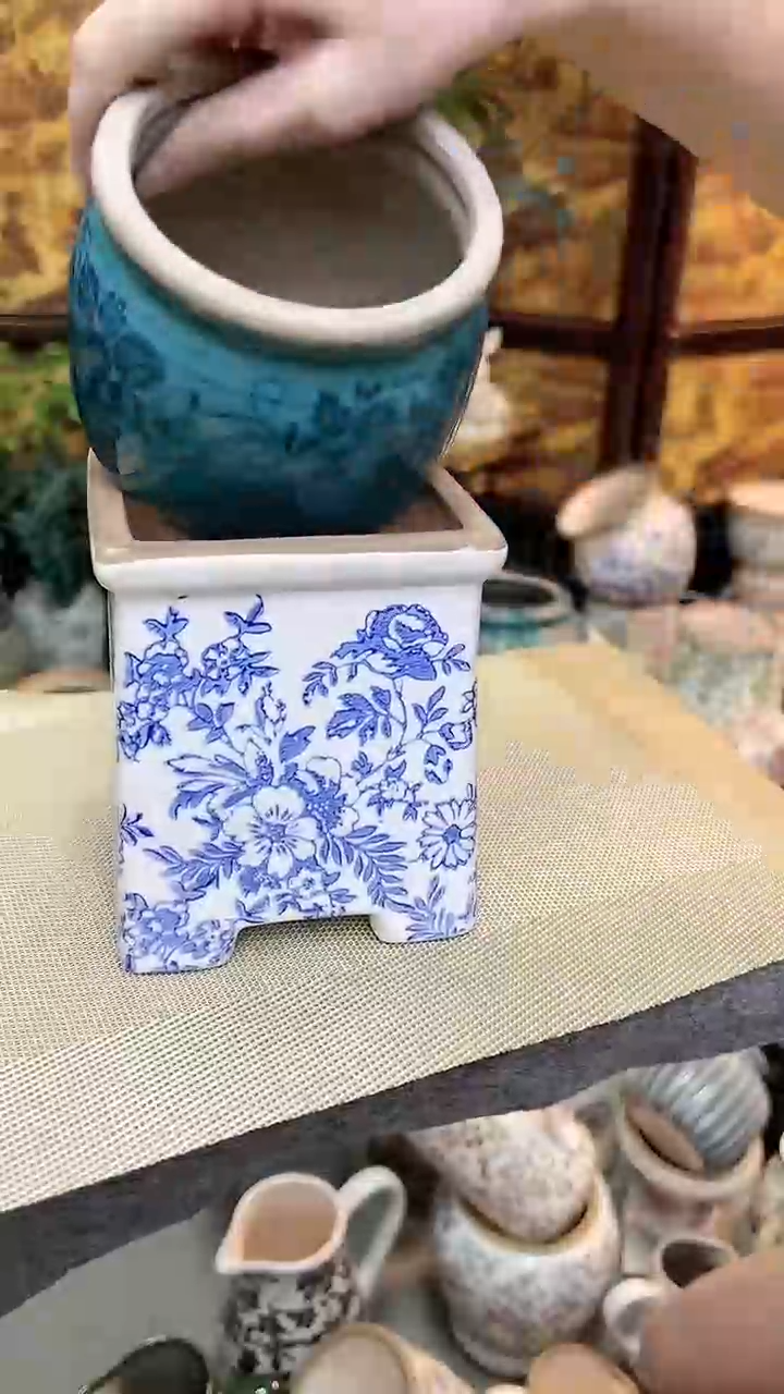 【闪购商品】绿色大号四方盆