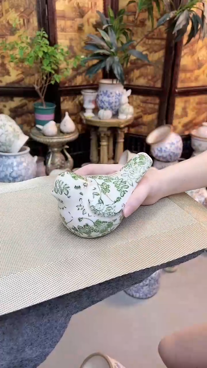 【闪购商品】摆件 绿色小鸟
