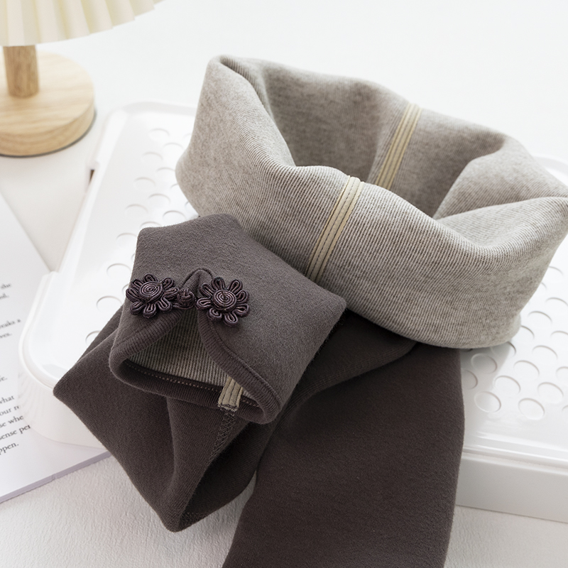 女童加绒打底秋冬款棉一体薄绒中厚保暖洋气国风儿童外穿长裤子