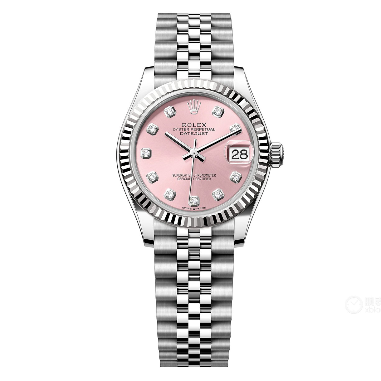 99新 Rolex/劳力士 日志278274/粉盘31表径/23年全套女士腕表
