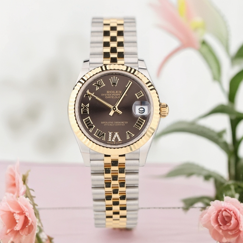 99新 Rolex/劳力士 女装日志 31mm/278273/灰盘/罗马刻/23年全套
