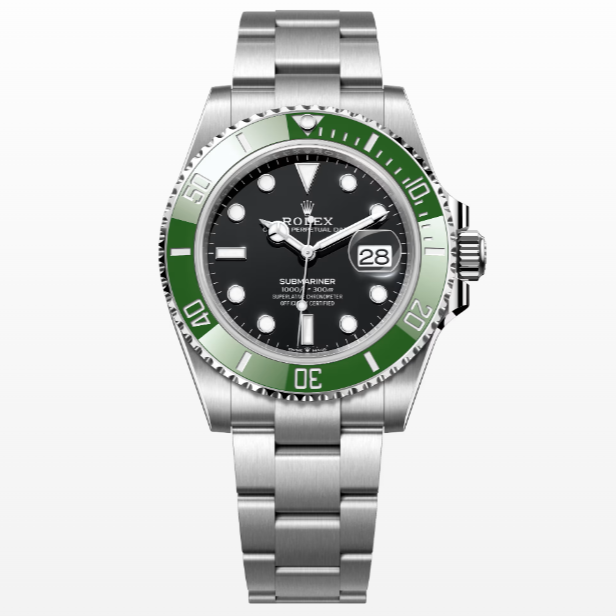 99新 Rolex/劳力士 潜航者126610绿水鬼/41表径四代绿/24年全套