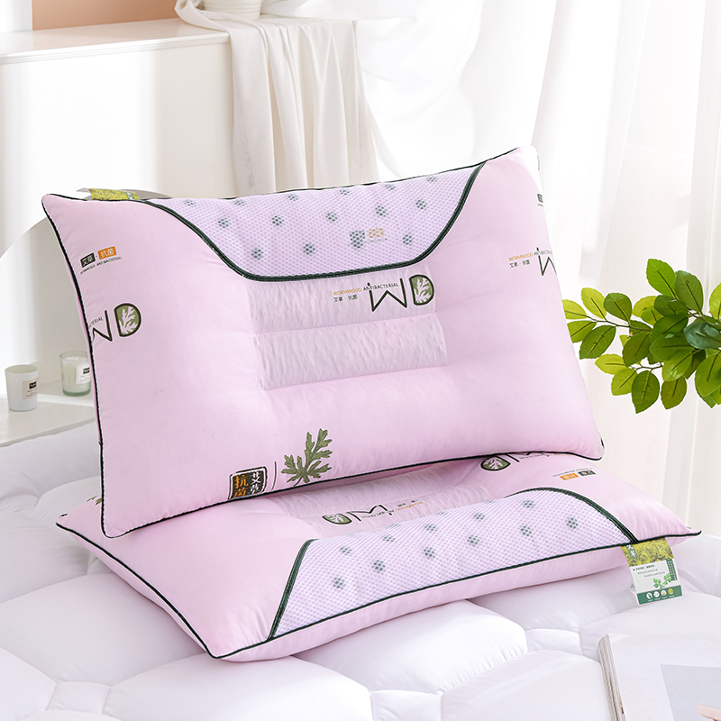 艾草决明子枕头磁石艾草颈椎枕头艾草枕头家用枕头一对装枕头芯