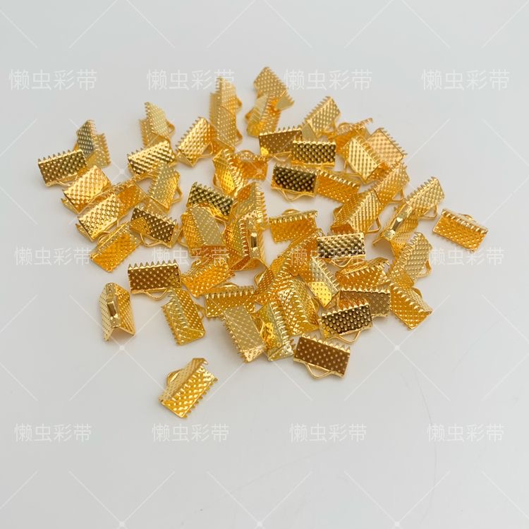 【小蚂蚁饰品】马夹扣带锯齿保色马甲扣儿童蝴蝶结发饰头饰装饰配件