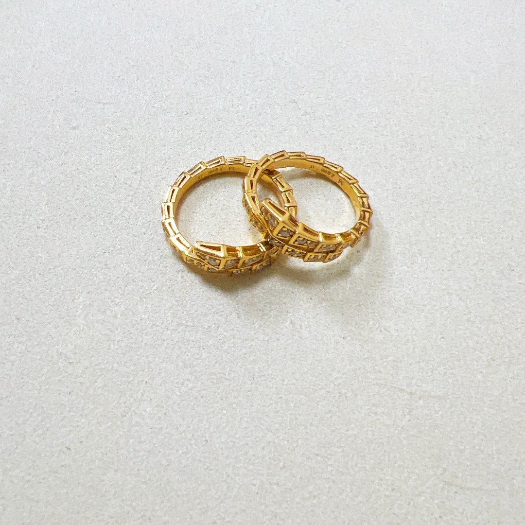 云珑珠宝甄选 足金999 满天星蛇骨戒指 多样性选择其一 总重出售