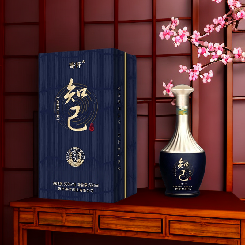 寄怀知己 酱香型纯粮白酒500ml 1瓶