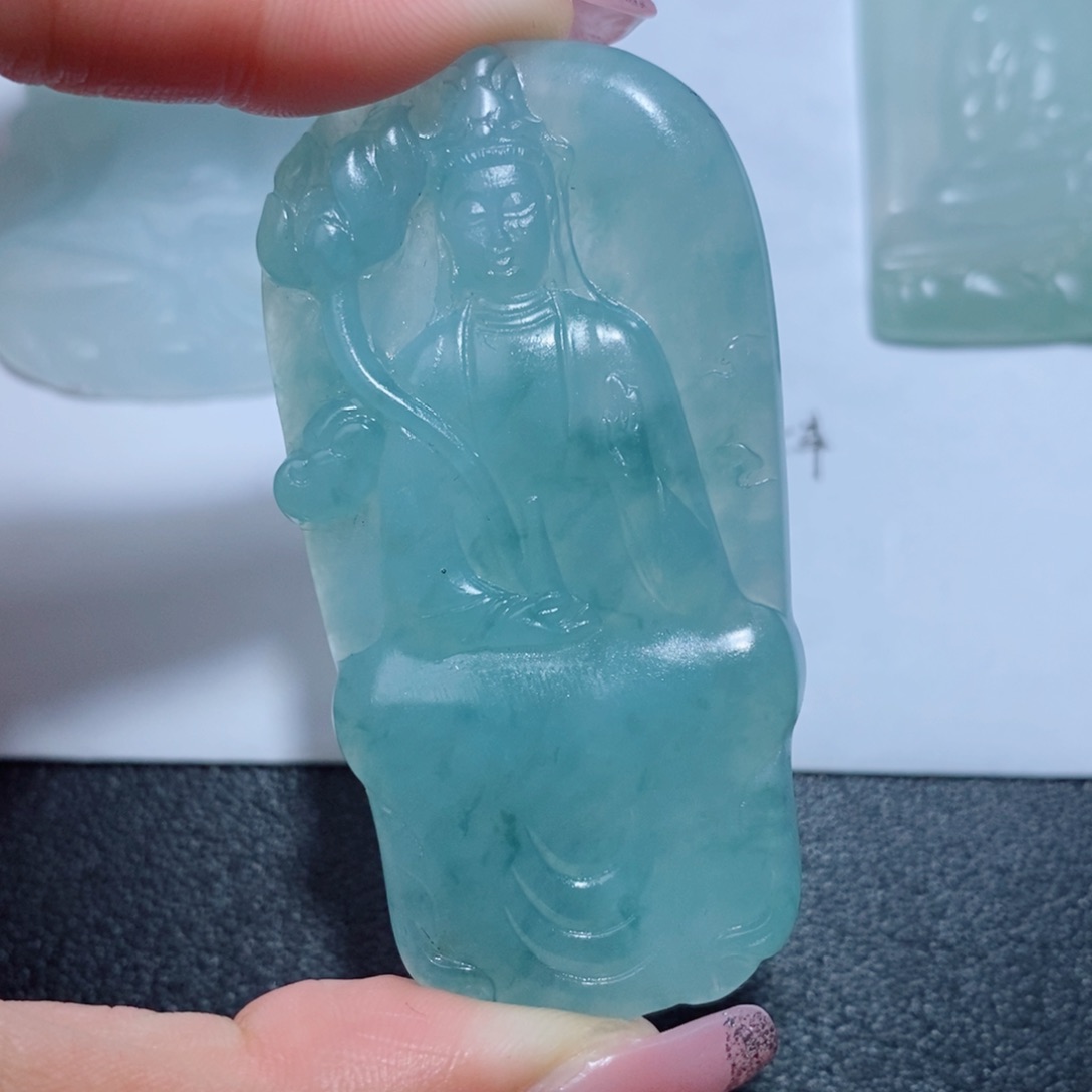 定制翡翠未镶嵌定制吊坠