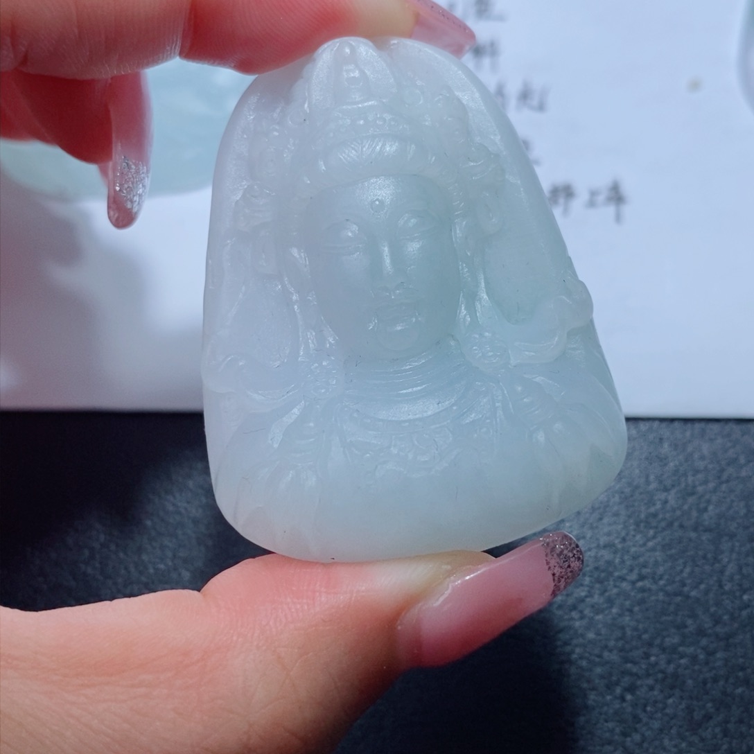 定制翡翠未镶嵌定制吊坠