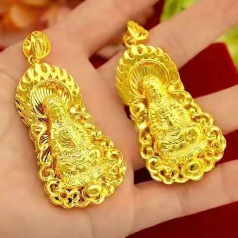 合金吊坠 精工观音吊坠时尚百搭潮流款