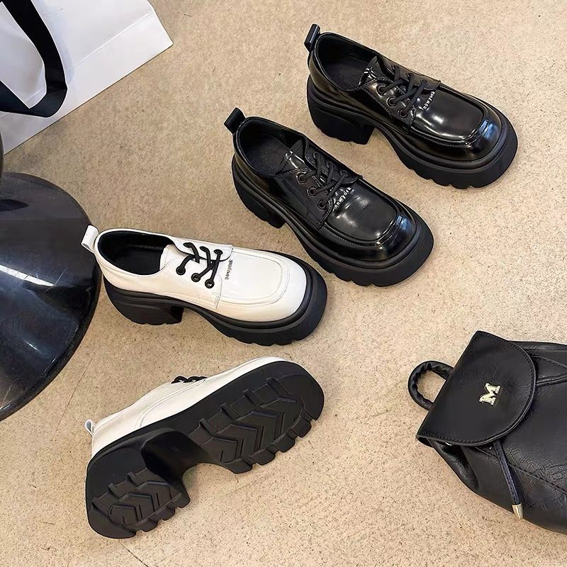 1730时尚百搭休闲英伦风增高乐福鞋1730