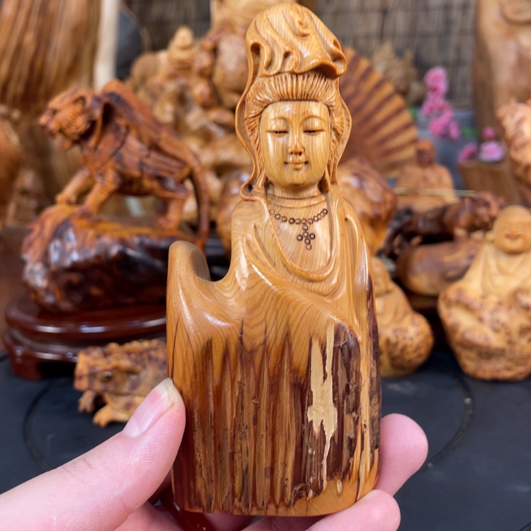 柏木（崖柏）太行崖柏精品手把件