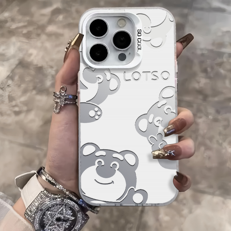 耶草莓熊元气壳适用iPhone15/14/13手机壳苹果vivo华为荣耀oppo潮