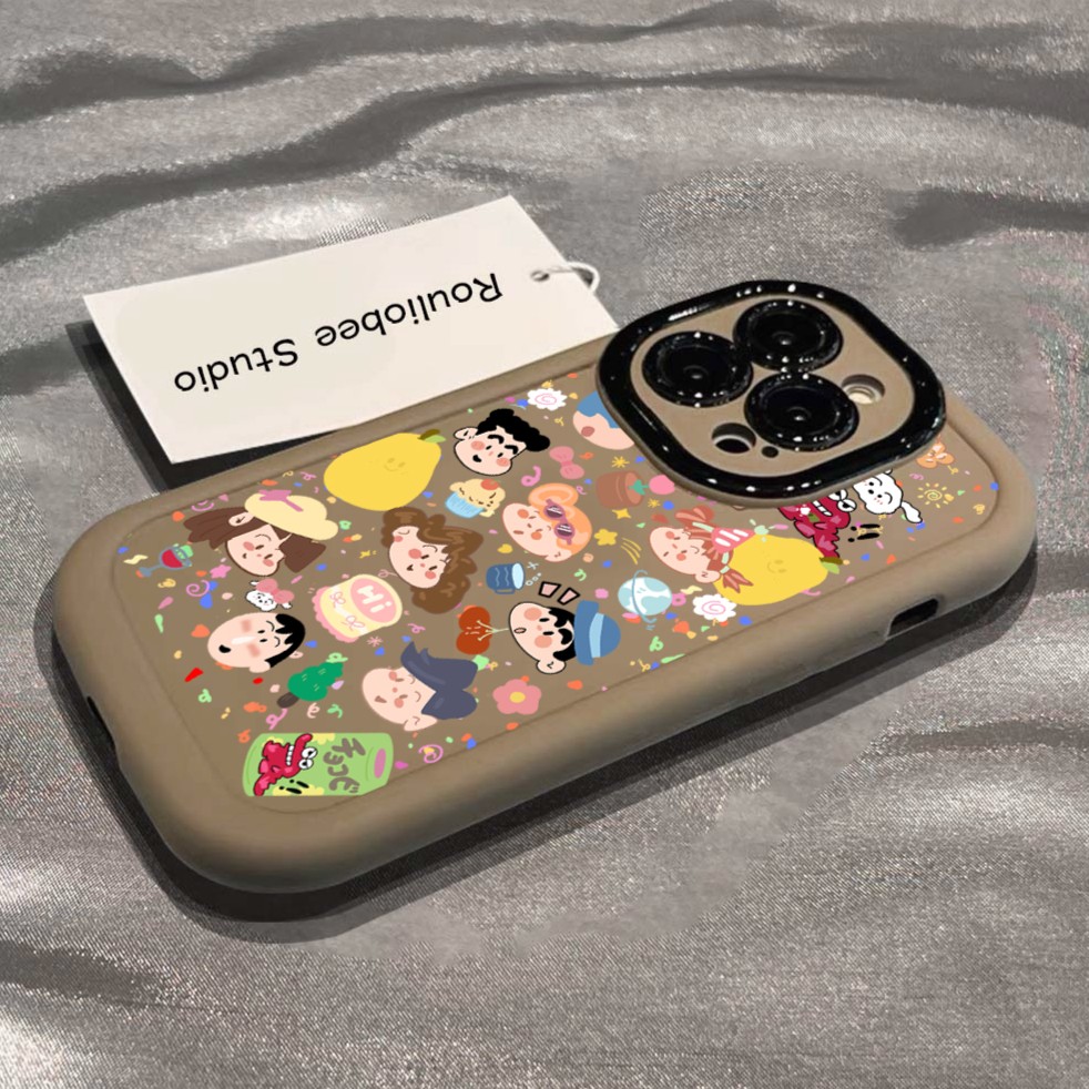 趣味涂鸦适用于iPhone15/14/13手机壳苹果小米vivo华为oppo女可爱