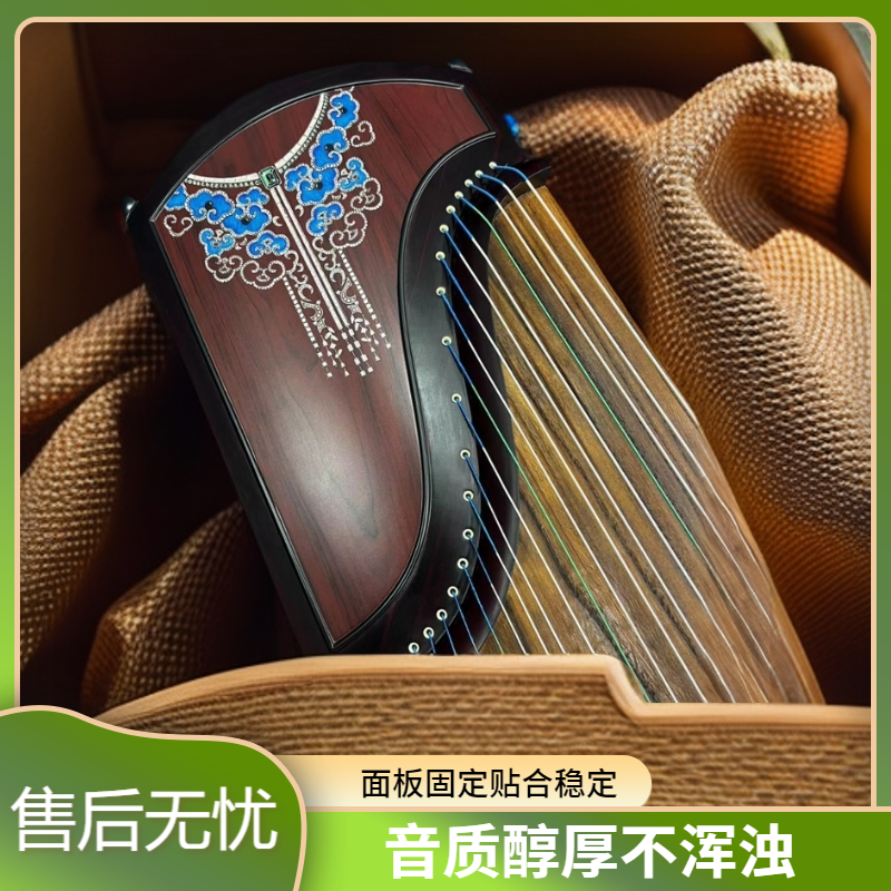 豫昇传统工艺品牌精选木质成人初学者入门演奏考级纯实木材质古筝
