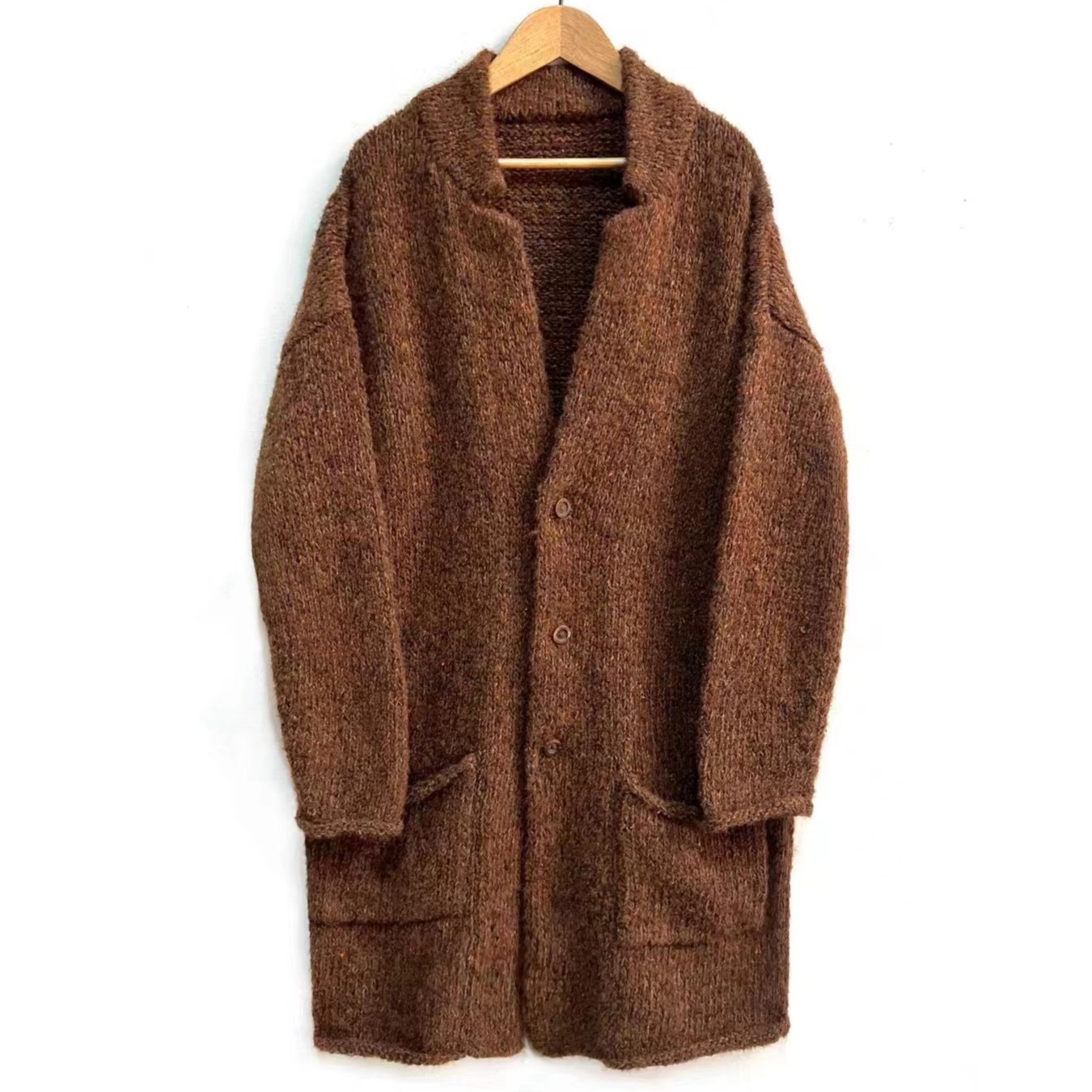 左岸迷香 果儿坊【针织外套】时尚 休闲 百搭 秋冬 中长款 7001