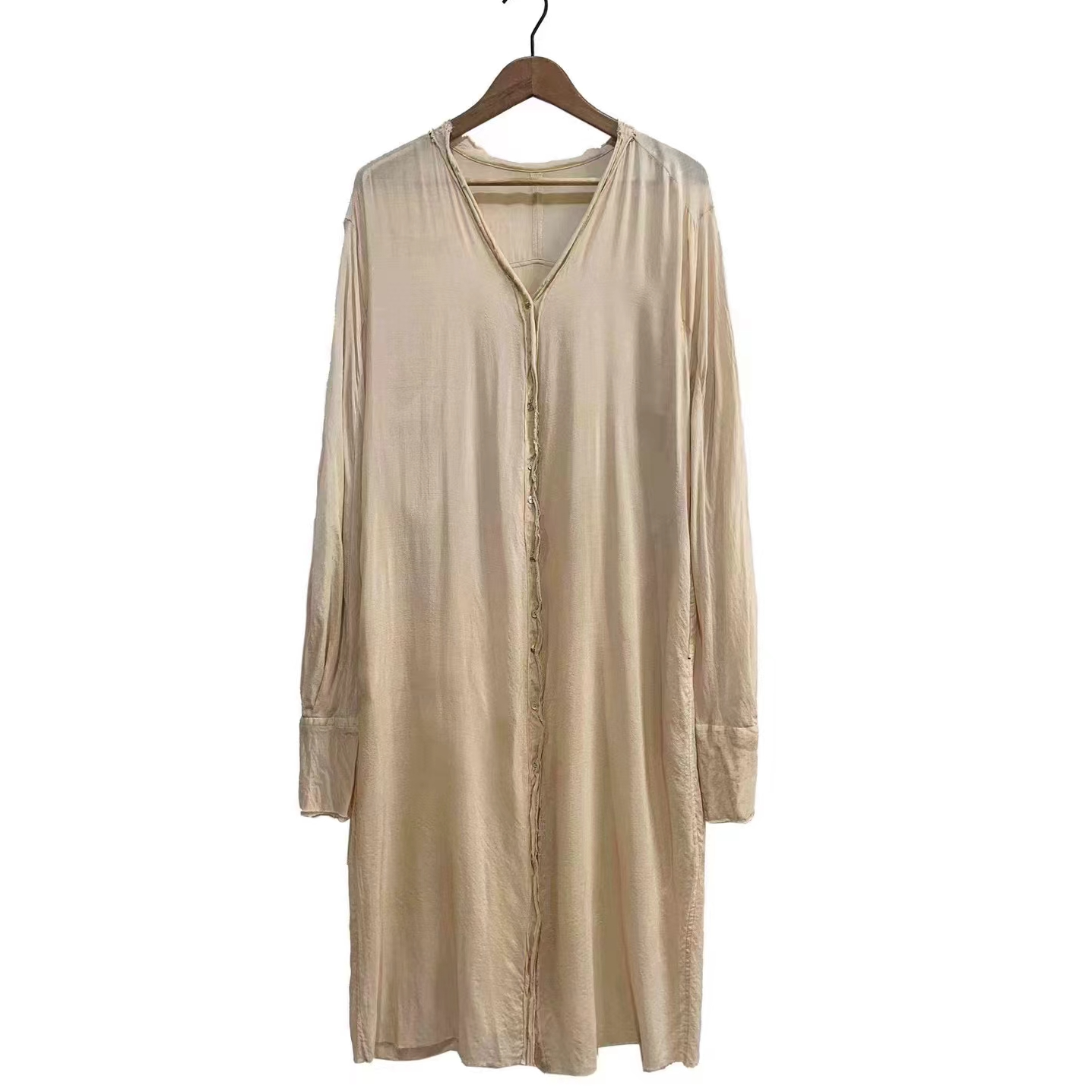 左岸迷香果儿坊【夏季休闲中长款连衣裙宽松】时尚气质舒适文艺5008