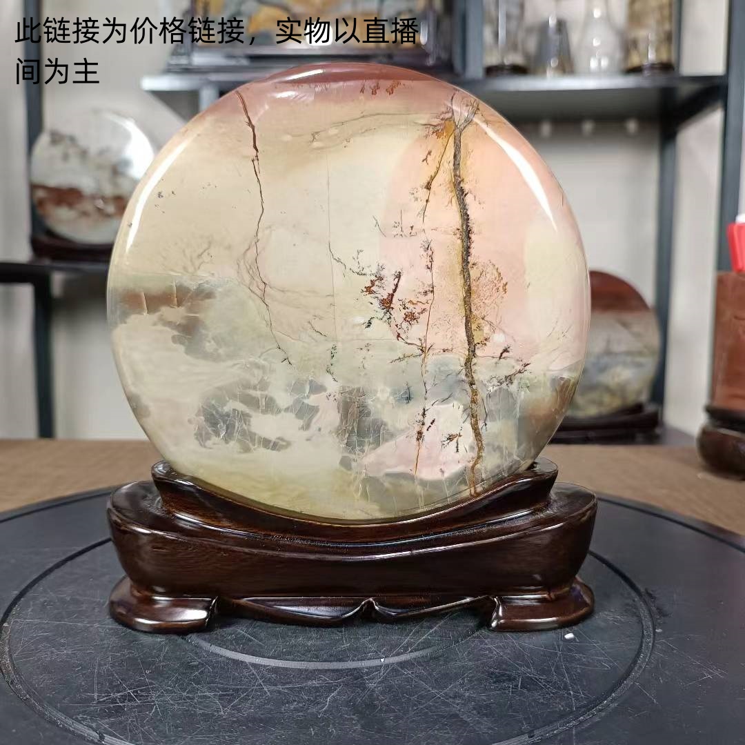 广西国画石 草花石 家居摆件 奇石 送礼佳品3 