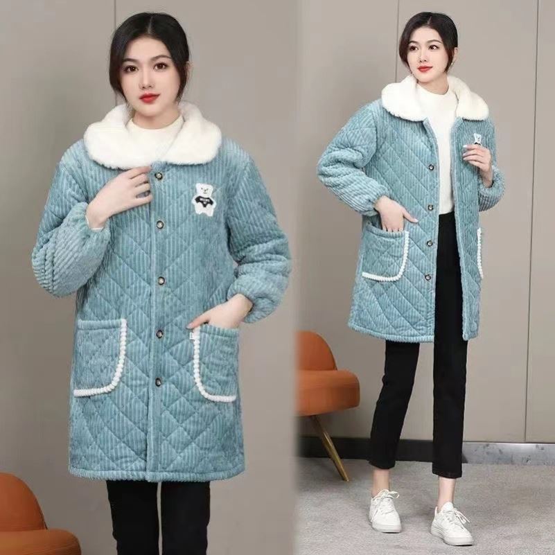 【福利】四川省省服时尚工作服女外套2023新款小个子加绒加厚罩衣