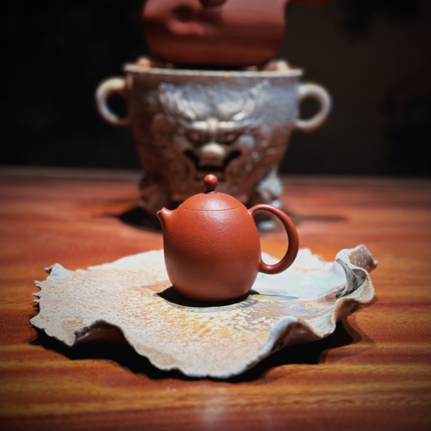 佘殷圳 龙蛋壶90-110cc 谢华大师弟子潮州手拉朱泥壶全手工明德园
