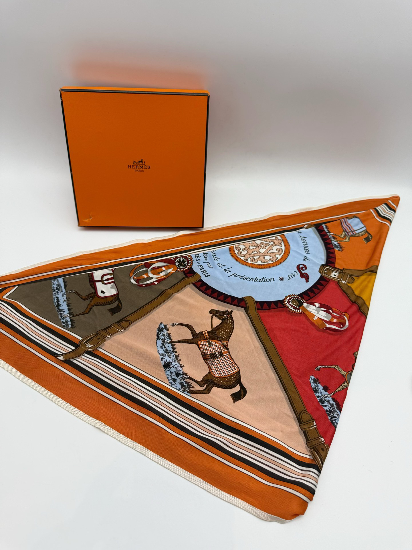 99新 Hermes/爱马仕 围巾、三角巾经典 09558