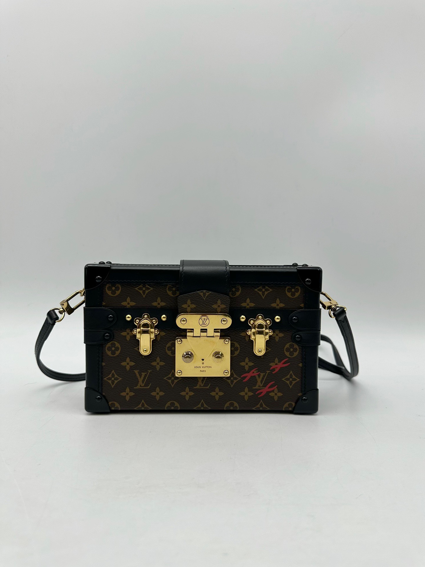 95新 LouisVuitton/路易威登 老花硬盒子包