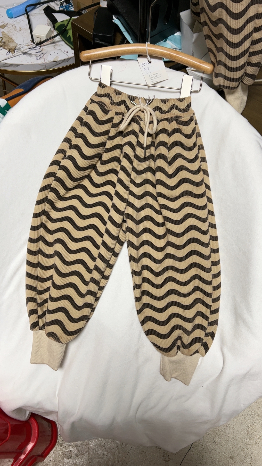 551012秋冬新款小童加绒裤子