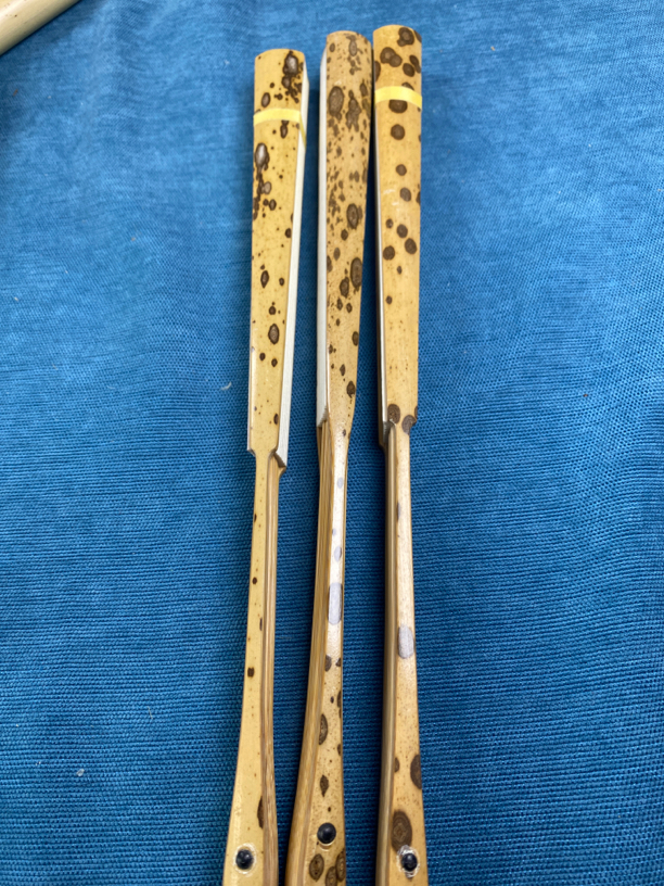 小梅鹿竹8寸折扇