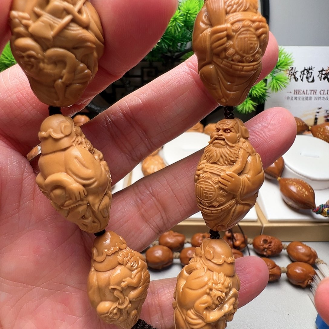 橄榄核核雕橄榄核手串