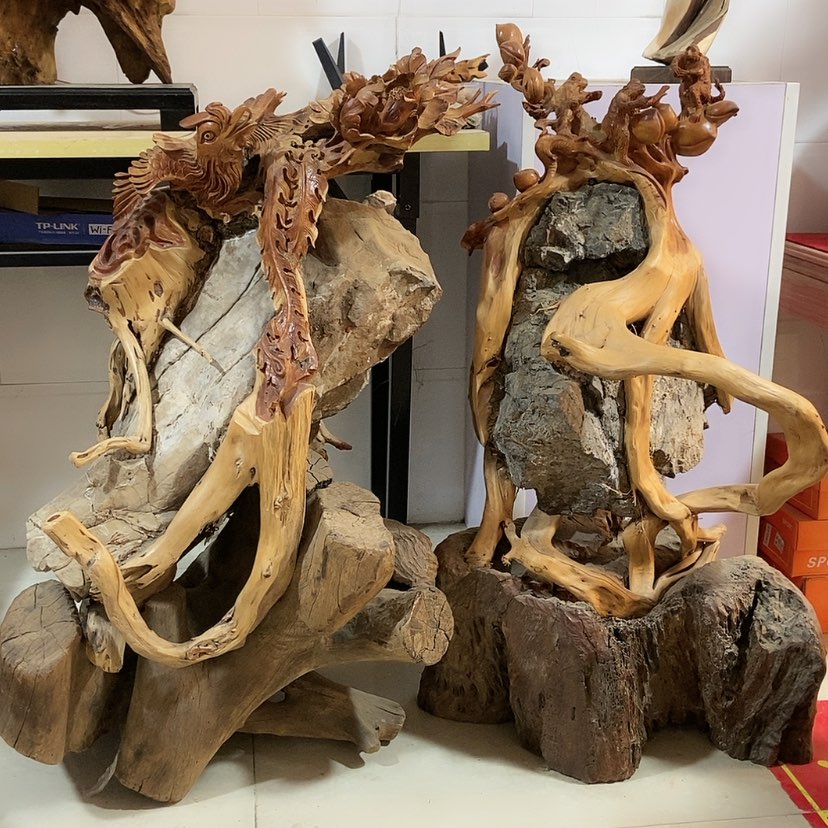 【闪购商品】崖柏根雕阜****轩