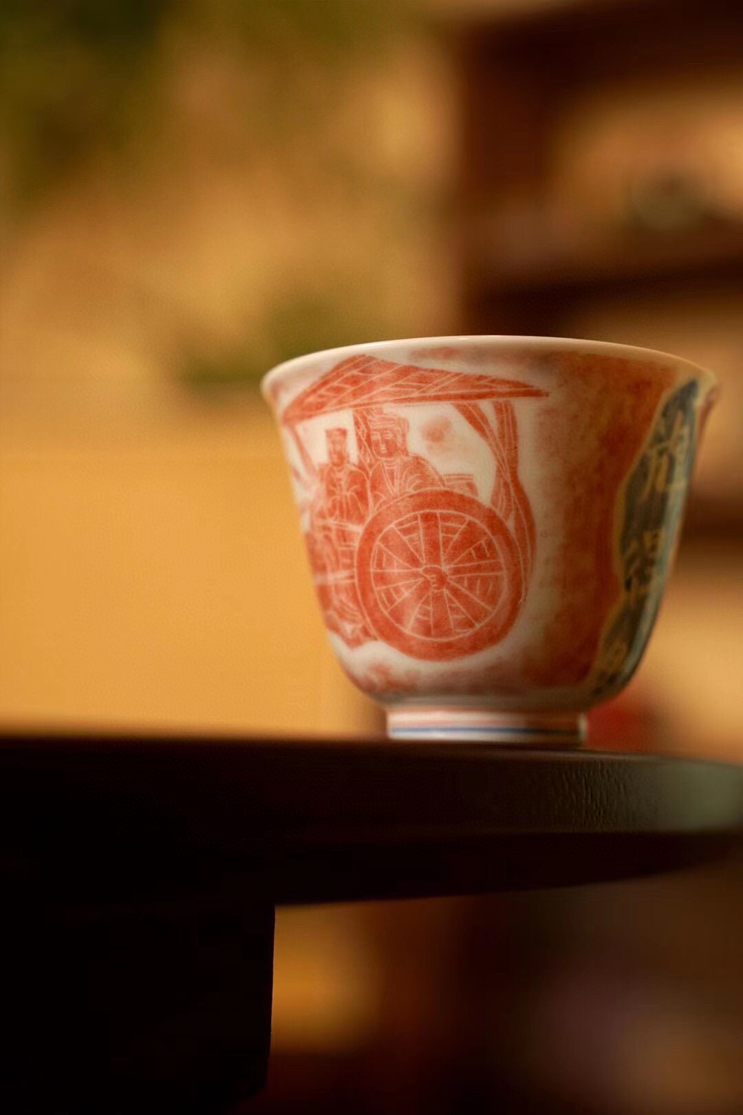 兆云文器沈国镇拓片秦风無衣金钟杯