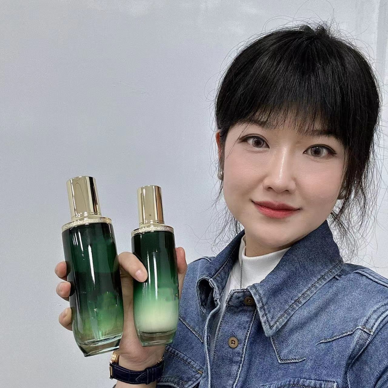 （赫赫绿色瓶姐妹款！）空姐都在用，修护+滋养+k氧 面部精华