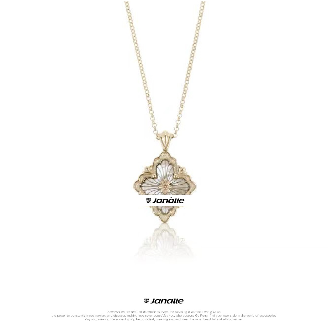 坠链均925银 大号项链歌剧院系列  JANALLE JEWELRY-S925 100