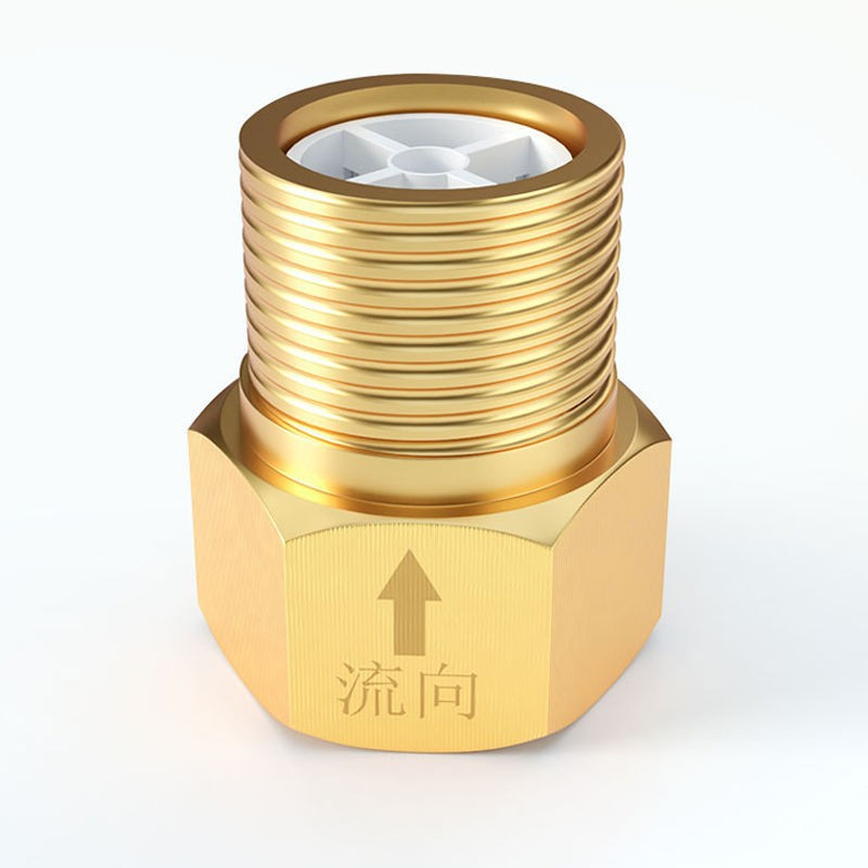 九牧王单向止回阀卫生间水管马桶防反水回水倒流4分止逆阀非鱼线