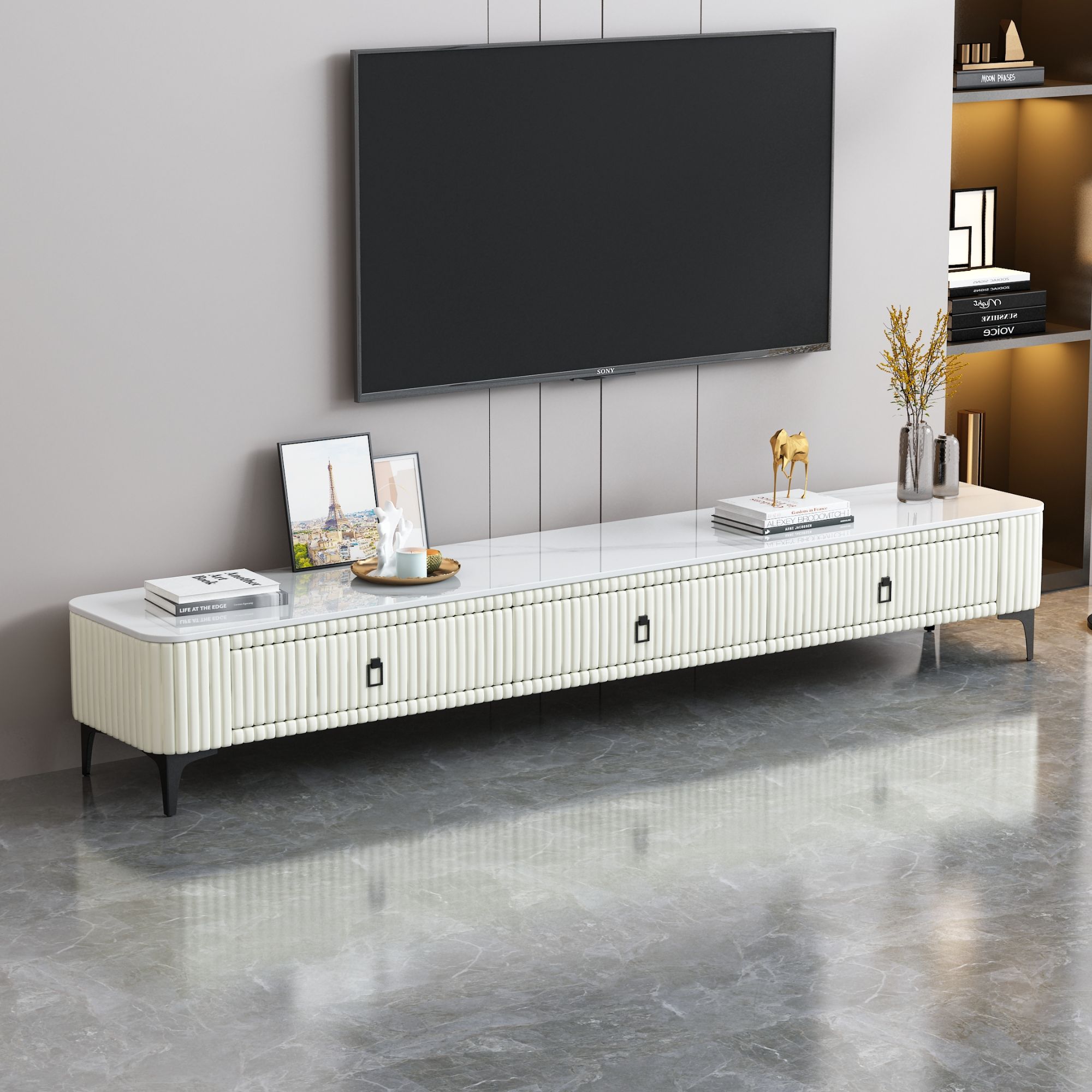 酷励轻奢款电视柜家用