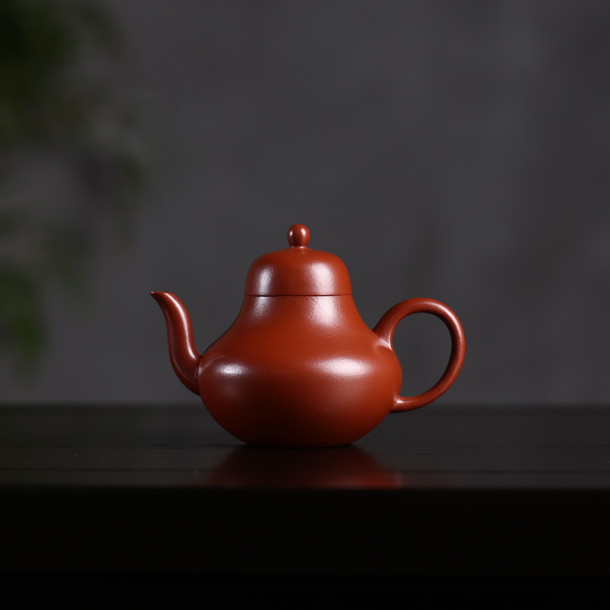 【思婷】 原矿朱泥大红袍 150cc 手工制作 内推孔 宜兴紫砂壶